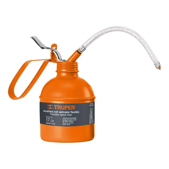 Aceitera 500ml 17 Oz Con Aplicador Flexible (14874) Truper