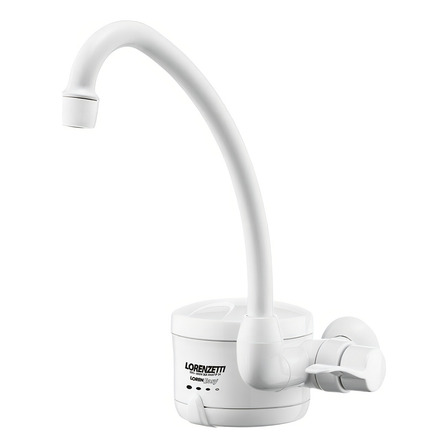 Torneira Elétrica De Parede - Loren Easy Lorenzetti Acabamento Branco Cor Branco Torneira Elétrica De Parede - Loren Easy Lorenzetti Acabamento Branco Cor Branco
