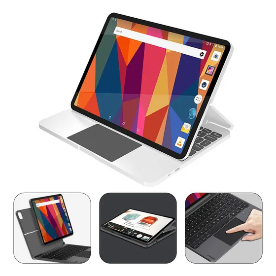 Rgb Magnético Magic Keyboard Para iPad Air4/air5/pro 11 Cor Prata