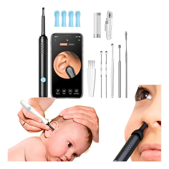 Limpieza Saca Cera Camara Kit Oido Quita Extraccion Bebe Set