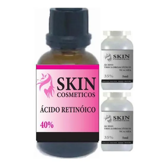 Peeling Ácido Retinoico 10%20%40 Mancha 30ml + Tca/ata