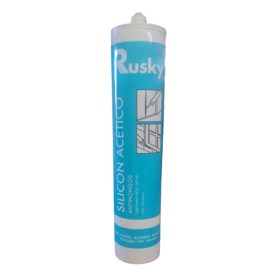 Silicon Sellador Blanco Cartucho 300ml Anti Hongo Antihongos