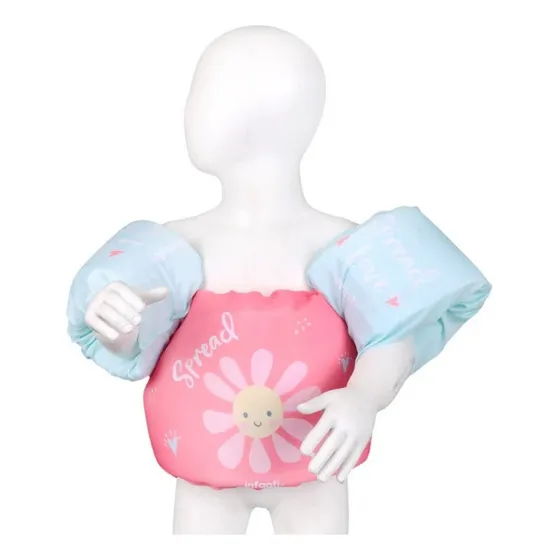 Flotador Alitas Flores S25 Para Niñas Rosa Piscina Infanti