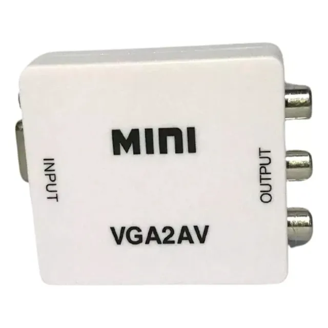 Mini Conversor Adaptador Vga Av