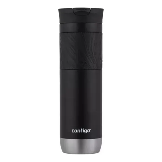 Termo Contigo Byron 24oz Metálico Snapseal Negro
