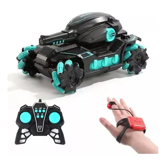Carro Control Remoto Tanque Hidrogel Doble Control