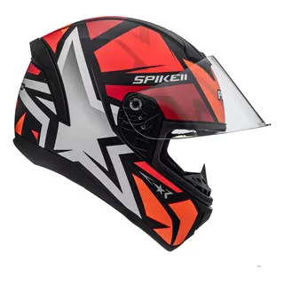 Capacete Para Moto Fechado Peels Spike 2 1st Vermelho Tamanho 60 Capacete Para Moto Fechado Peels Spike 2 1st Vermelho Tamanho 60