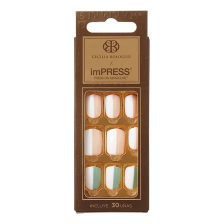 Uñas Impress Kiss Cecilia Bolocco - Be My Half