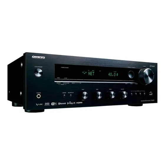 Receiver Onkyo Stereo Tx-8270 Wi-fi Preto