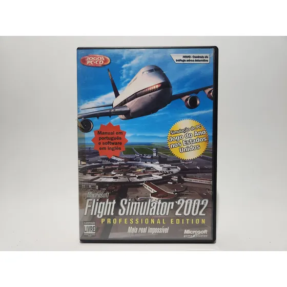 Flight Simulator 2002 Profissional Edition Original Para Pc