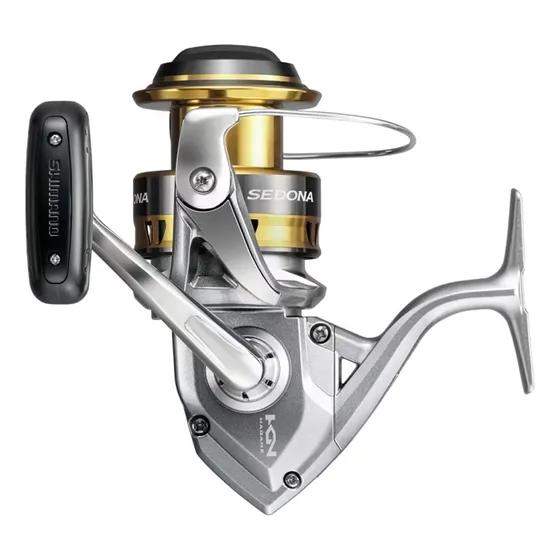 Molinete Sedona F1 8000 Grafite / Alumínio 3 + 1 Rol Shimano