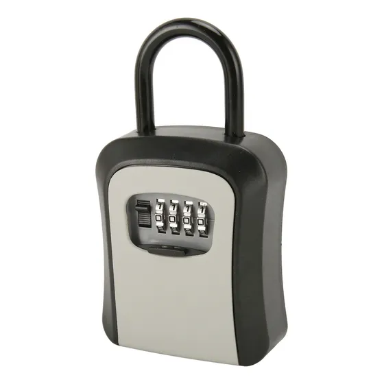 Caja De Seguridad Combinada Portátil Con Llave Montada En La