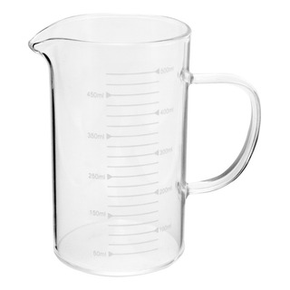 Jarra Medidora Borossilicato Copo Medidor Vidro 500ml Dynast Jarra Medidora Borossilicato Copo Medidor Vidro 500ml Dynast