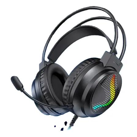 Audífonos Gamer H10 Con Micrófono Usb 3.5 Mm Black1