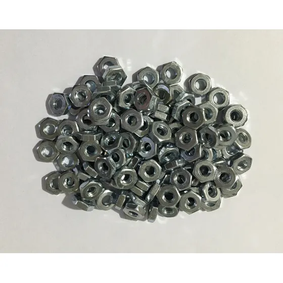 Tuerca Hexagonal 3/16 10-24 Zincada - Pack