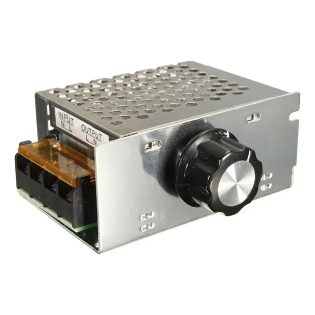 Regulador De Voltaje 4000 Watts Ac 4 Pines Dimmer Led Motor