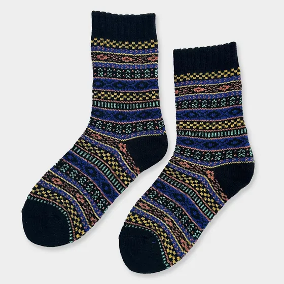 Calcetines De Lana, Abrigados, Con Diseño Unico