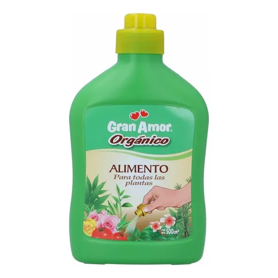 Fertilizante Orgánico Gran Amor Gold Plant 500cc Plantas Crecimiento Rápido | Cuotas sin interés