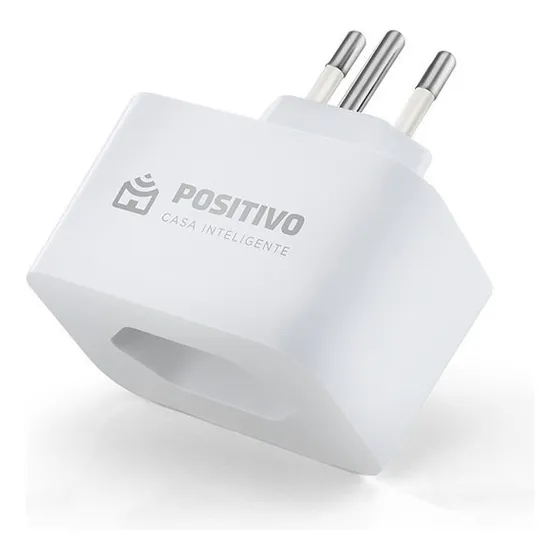 Smart Plug Wifi 10A Com Alexa Cor Branco Positivo