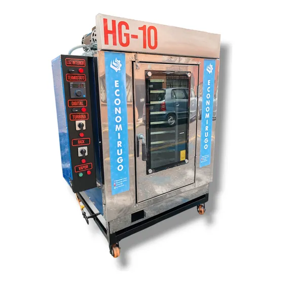 Horno 10 Ch Giratorio Conveccion 