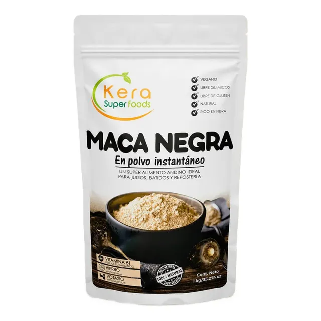 Maca Negra En Polvo 1kg (instantánea) Superkerafoods