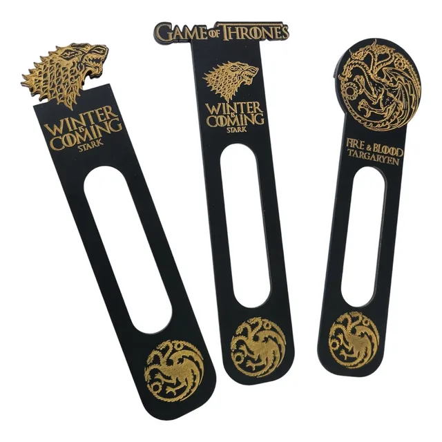 Separador/marcapáginas Libros Hojas Game Of Thrones X 3