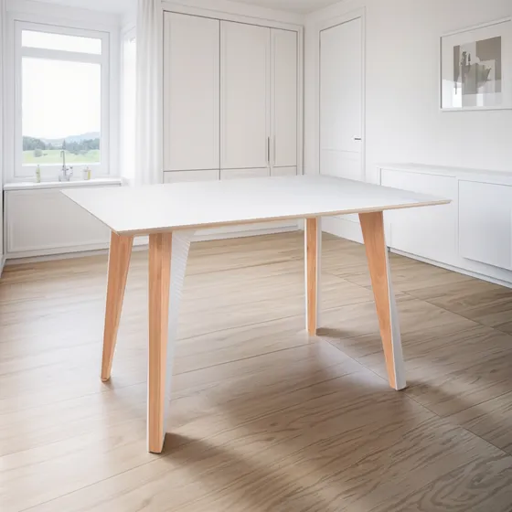 Mesa Comedor 100x60 Escandinava Nórdica Madera Nordico
