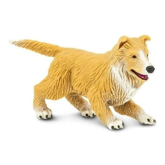 Safari Perrito Collie Perro Figura Perrito Juguete Niños Ax®