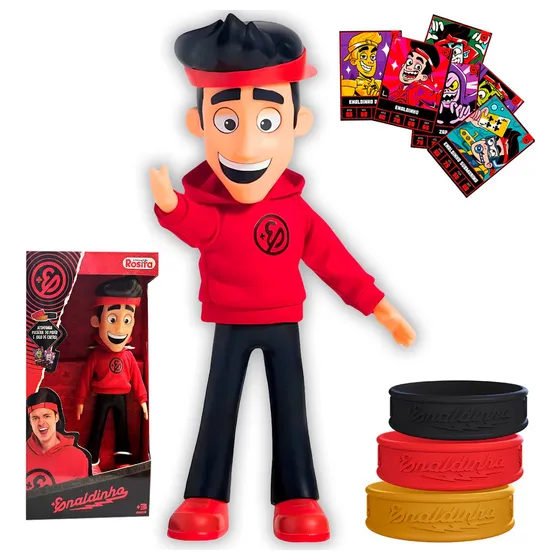 Boneco Enaldinho Youtuber Pulseira Do Poder Original Vinil
