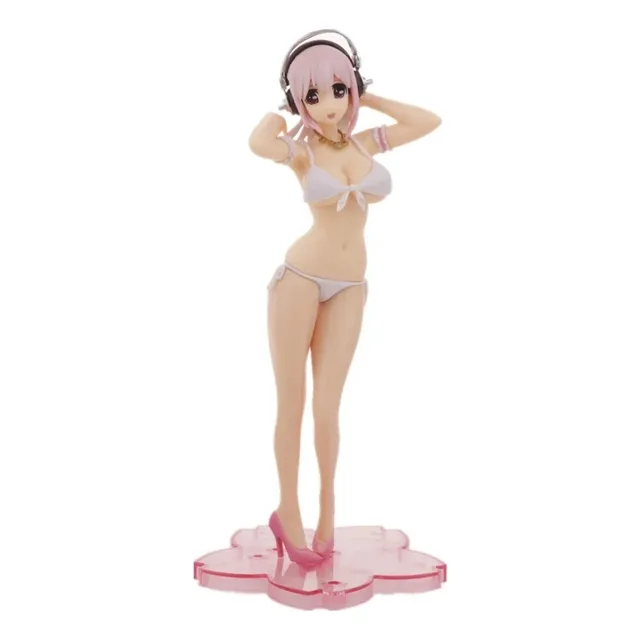 Figura Chica Sexy , Waifu Otaku Anime Super Sonico 19cm