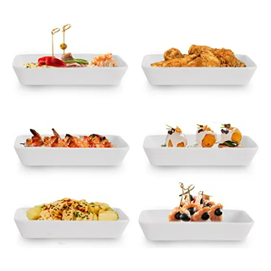 Set De 6 Bowls De Porcelana Para Salsa - Decoración Farmhous
