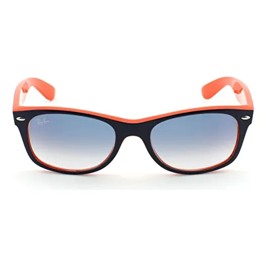 Ray-ban Rb2132 Nuevo Wayfarer Azul Naranja Marco / Fvnez
