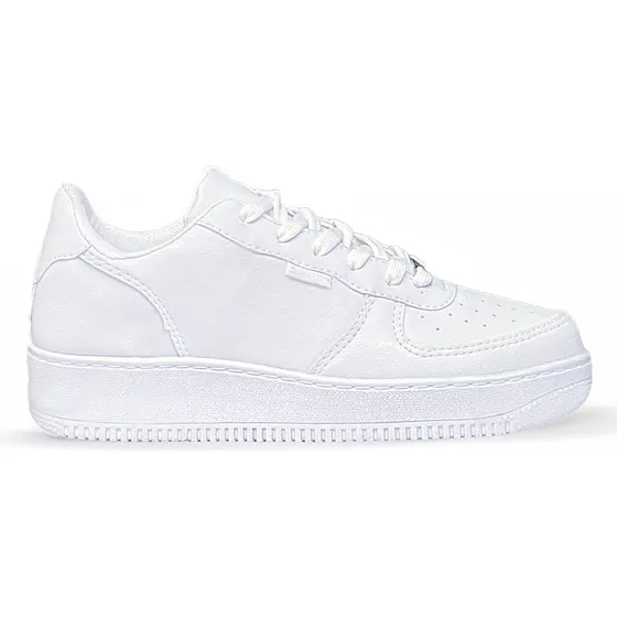 Tênis Feminina Casual Branco Barato Promoção Academia Force