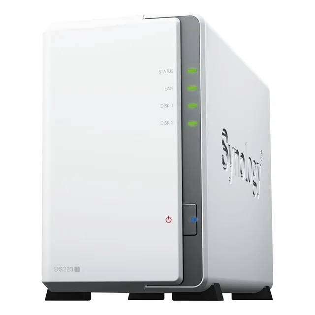 Servidor Nas Synology Case 2 Bahías Sata Gigabit Usb Raid 1