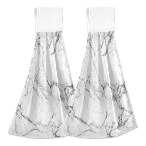 Blanco Gris Marmol Piedra 2 Unids Colgante Cocina Mano Ropa