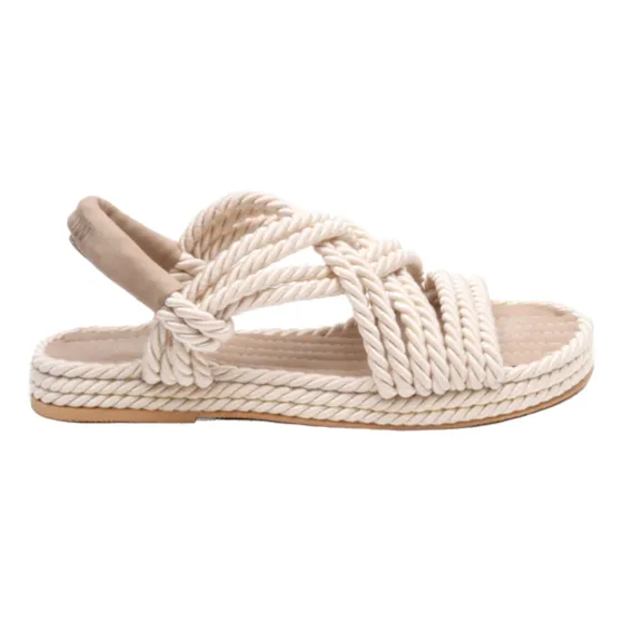 Sandalias Urban Cow Modelo Anetha Color Crudo 