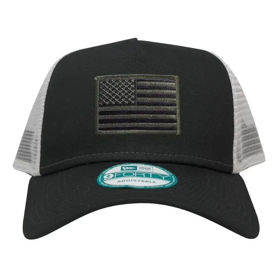 Gorra De Camionero Con Parche De Bandera De Estados Unidos