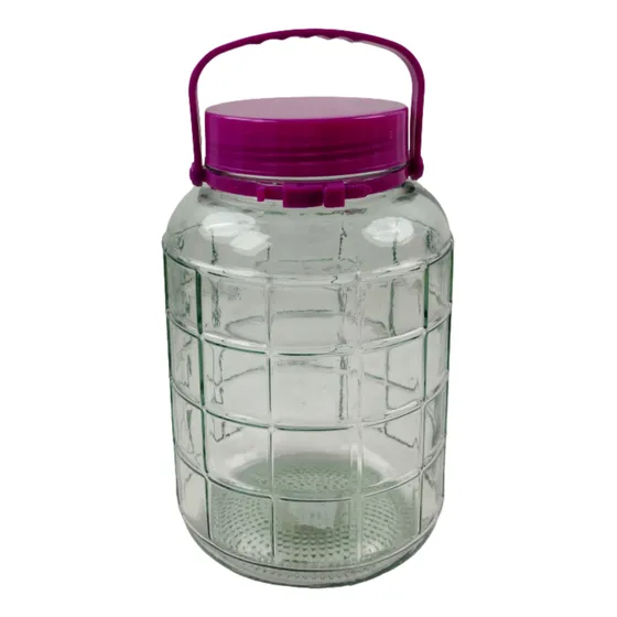 Frasco Tarro Escabechero Encurtido Vidrio Hermético 5 L