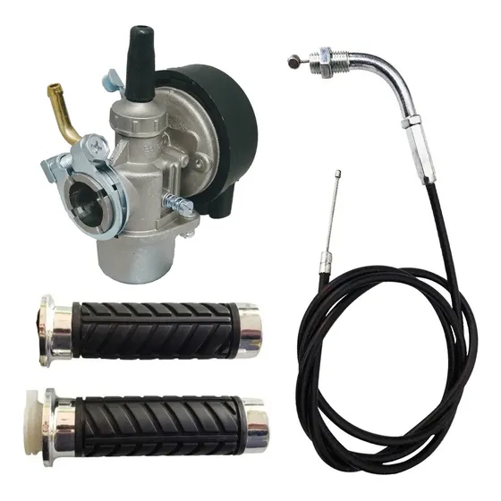 Carburador 80cc Motorizada + Cabo E Punho Combo Completo 