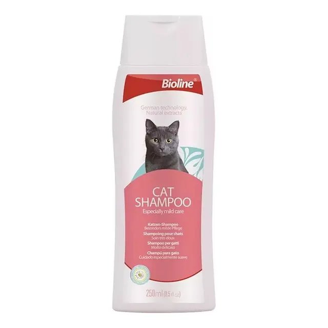 Bioline Cat Shampoo 250ml Champú Coméstico Para Gatos