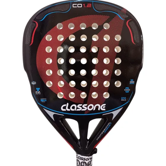 Paleta Padel Class One Co 1.2 Carbon Frame Eva + Regalos