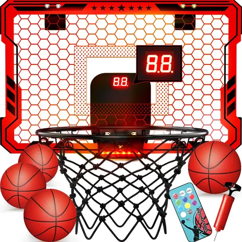 Mini Juego De Baloncesto De Mesa Con Lanzador De Botón, Marcador Incluido, Regalo Para Niños Y Adultos