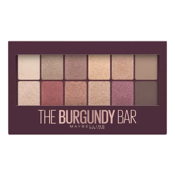 Paleta De Sombras Maybelline The Burgundy Bar Palette