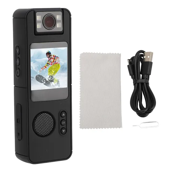 Cámara Portátil Para Uso Corporal 1080p Hd 1.54 Pulgadas, Pa