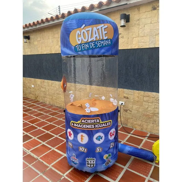 Ciclon De Sorteo Inflable, Inflable De Sorteo, Ciclon Humano