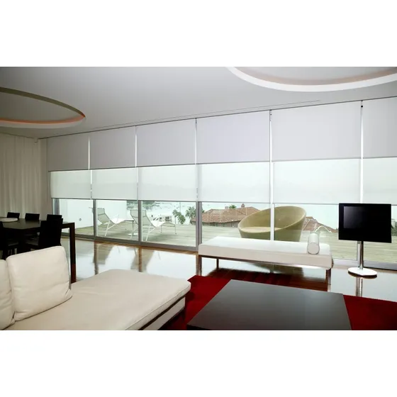 Cortinas Roller Doble Black Out & Sun Screen Premium 100x220