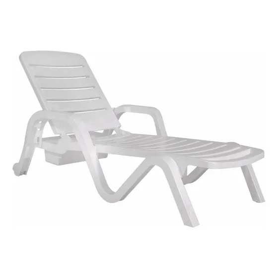 Reposera Toronto Blanca - Pvc -  Garden Life - 