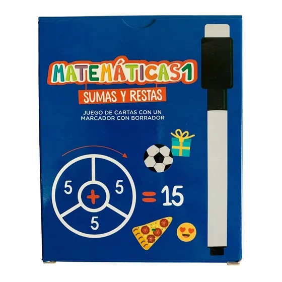 Juegos Cartas Didácticas Niños Matemáticas Sumas Y Restas