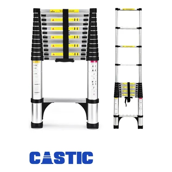 Escalera Telescopica 3.8m Castic ( 13 Peldaños, Carga 150kg)