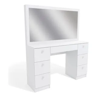 Penteadeira DitĂĄlia 7 Gavetas Pe-80 Branco Uv Acetinado Penteadeira DitĂĄlia 7 Gavetas Pe-80 Branco Uv Acetinado